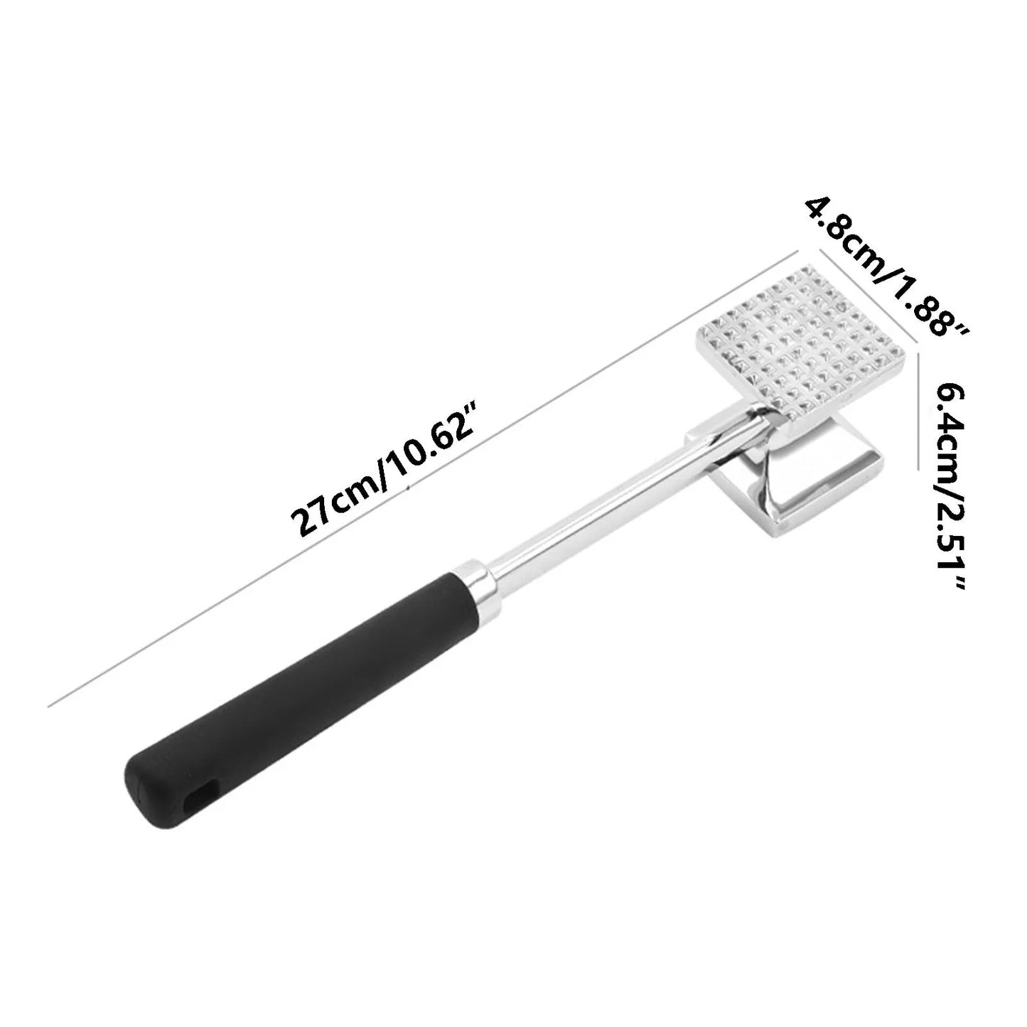 Kitchen Gadgets Clearance, 27CM Aluminum Alloy Meat Steak Meat Hammer Meat Tender Meat Machine Minced Meat Kitchen Tool, Kitchen Supplies