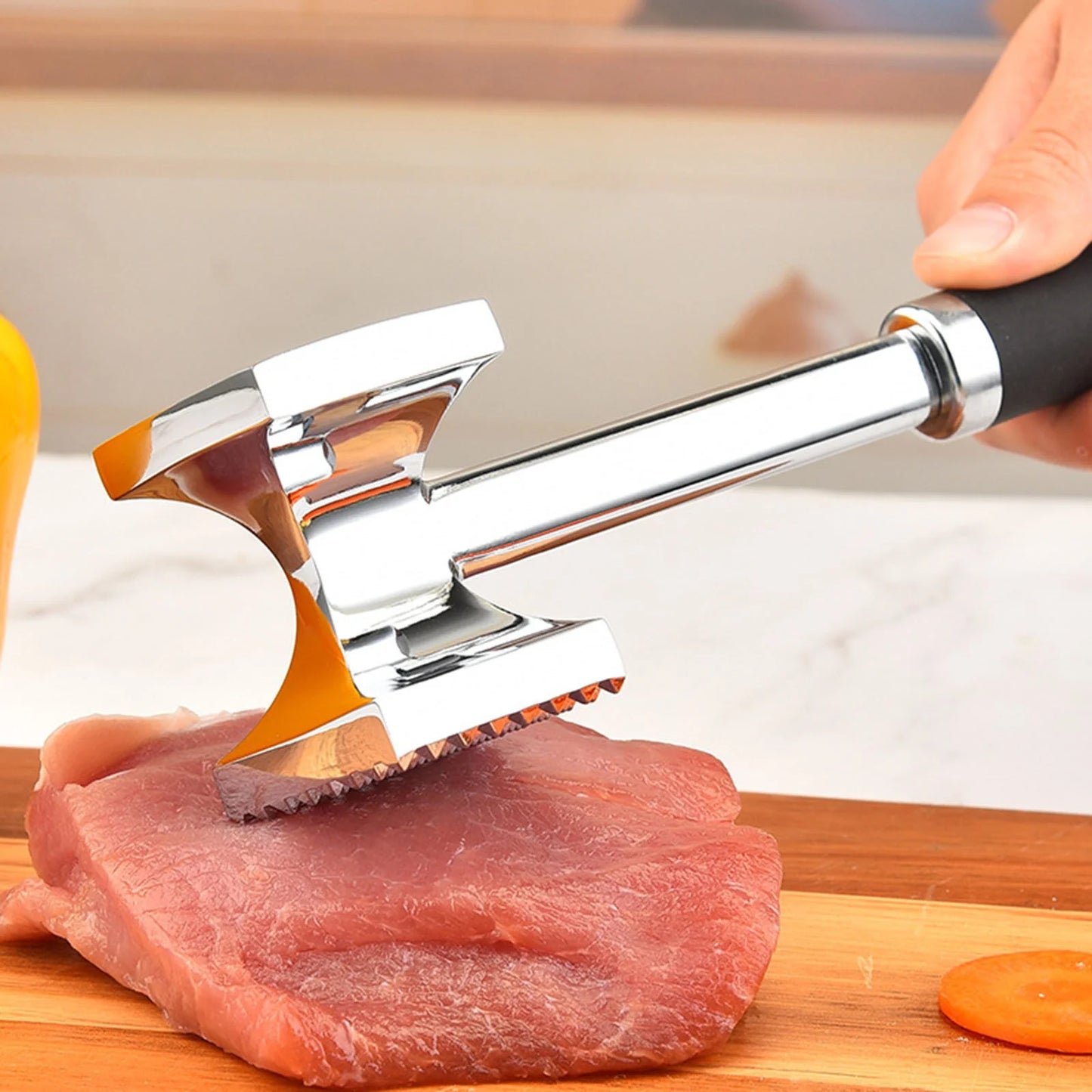 Kitchen Gadgets Clearance, 27CM Aluminum Alloy Meat Steak Meat Hammer Meat Tender Meat Machine Minced Meat Kitchen Tool, Kitchen Supplies