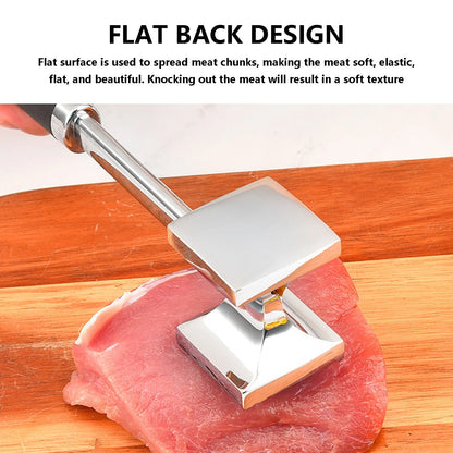 Kitchen Gadgets Clearance, 27CM Aluminum Alloy Meat Steak Meat Hammer Meat Tender Meat Machine Minced Meat Kitchen Tool, Kitchen Supplies