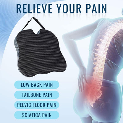 Car Seat Cushion for Car Seat Driver, Memory Foam Car Seat Wedge Cushion for Driving Chair, Truck Seat Cushion Adult Car Booster Seat for Short People Car Cushions Back Sciatica Tailbone Pain Relief