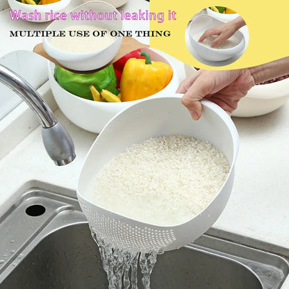 Multi-Purpose Rice Drainage Basket and Fruit and Vegetable Drainage Sieve Kitchen Tool Kitchen Gadgets Accessories