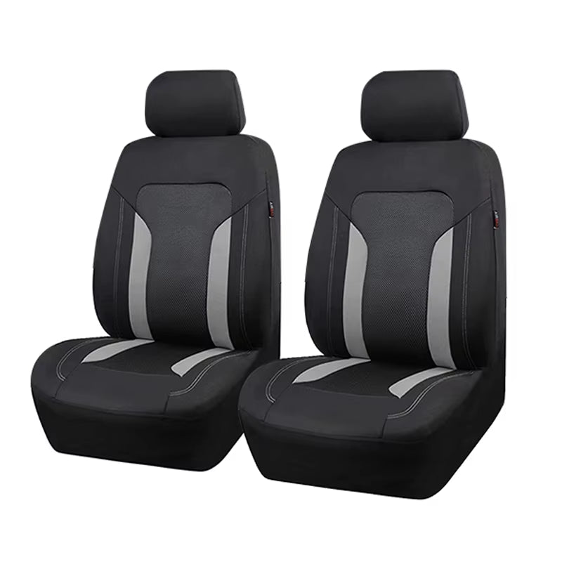 Universal Mesh Car Seat Cover Set Voiture Accessories Interior Unisex Fit Most Car SUV Track Van with Zipper Airbag Compatible