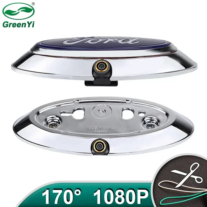 CCD AHD 1080P 170° Car Badge Logo Rear View Reverse Backup Camera for Ford Ranger T6 T7 T8 XLT Edge F-150 F-250 F-350 Explorer