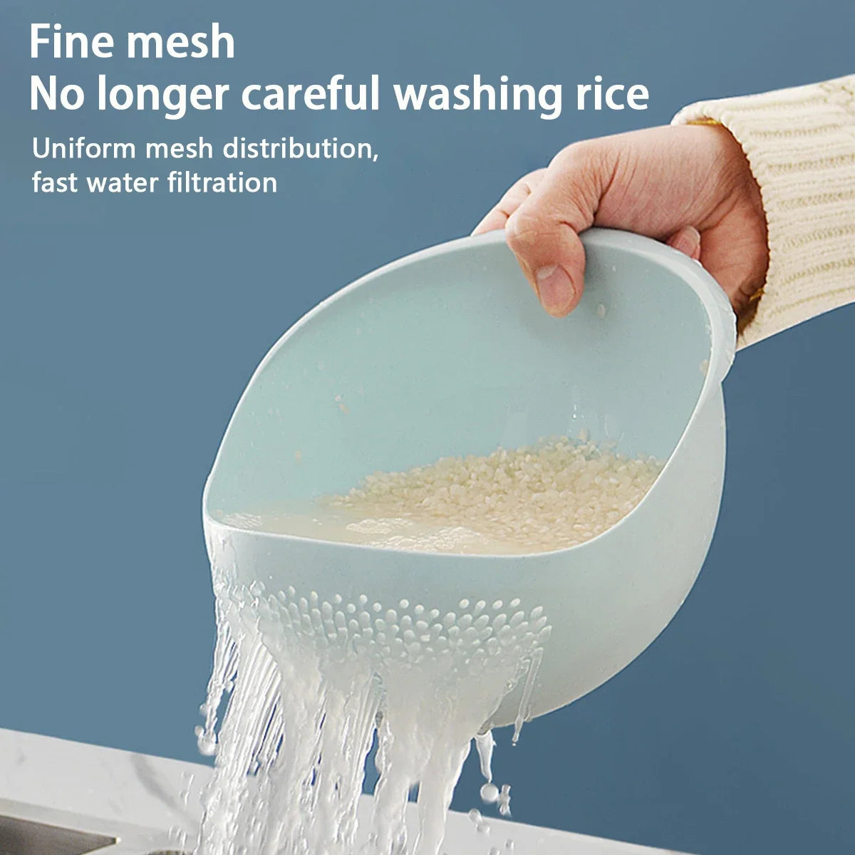 Multi-Purpose Rice Drainage Basket and Fruit and Vegetable Drainage Sieve Kitchen Tool Kitchen Gadgets Accessories