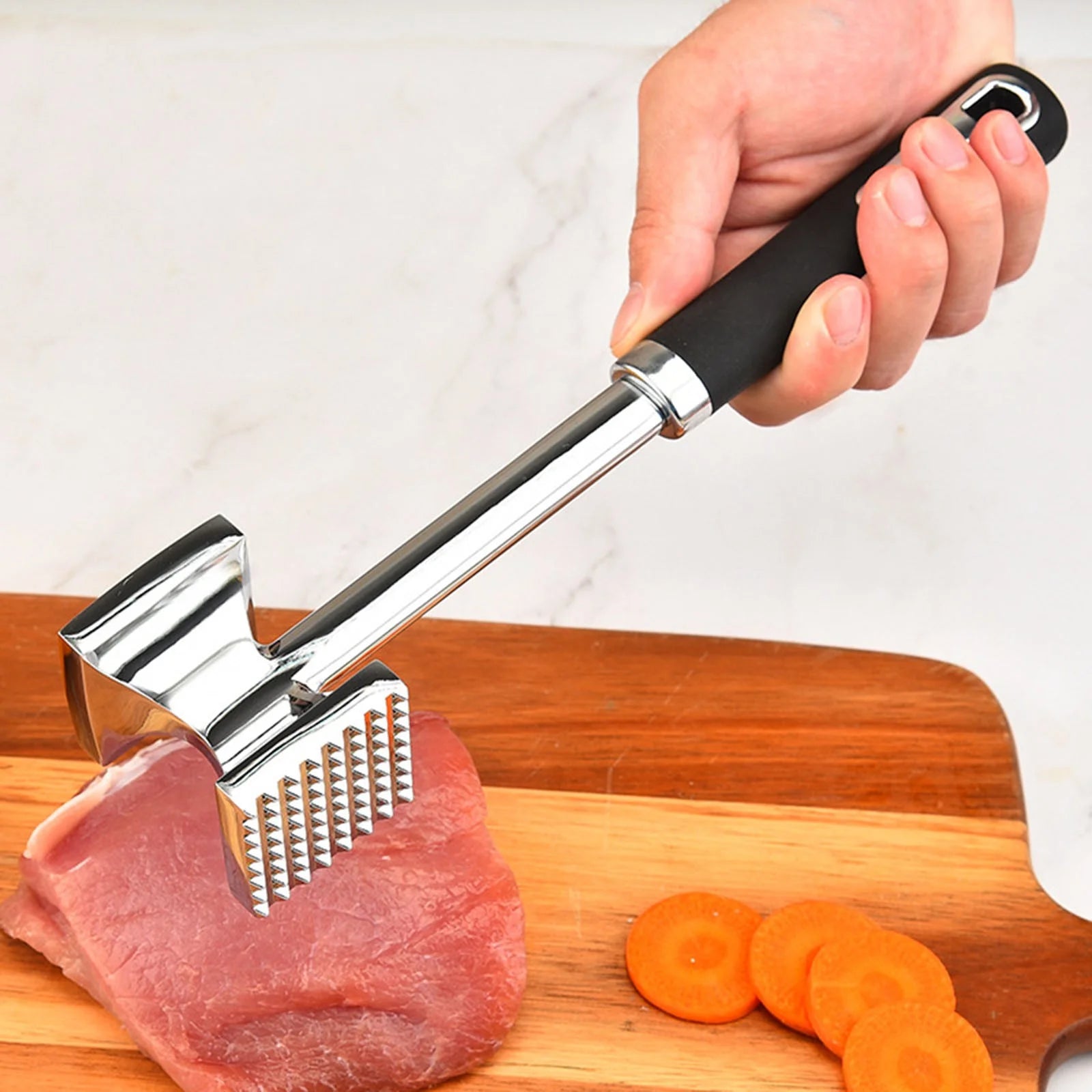 Kitchen Gadgets Clearance, 27CM Aluminum Alloy Meat Steak Meat Hammer Meat Tender Meat Machine Minced Meat Kitchen Tool, Kitchen Supplies