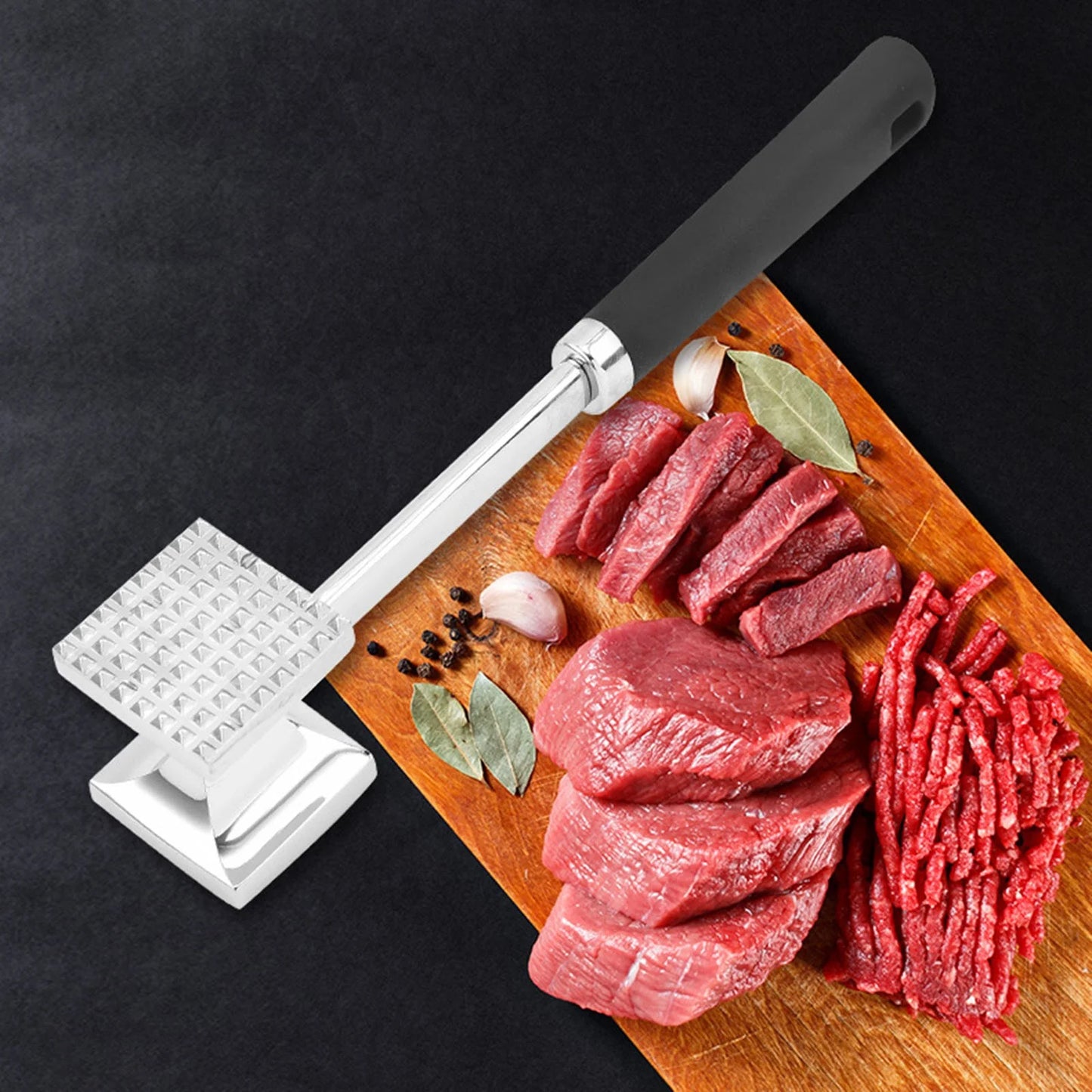 Kitchen Gadgets Clearance, 27CM Aluminum Alloy Meat Steak Meat Hammer Meat Tender Meat Machine Minced Meat Kitchen Tool, Kitchen Supplies